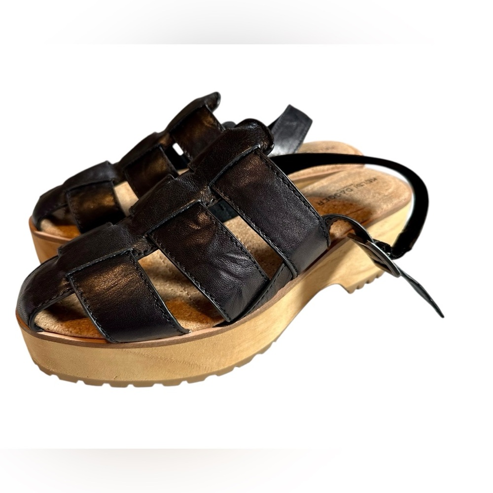 Kelsi Dagger Wooden Platform Fisherman Sandals - Size 9 / NWOT - Picture 3 of 11